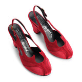 Kathryn Vintage Slingbacks (Aurora Red)