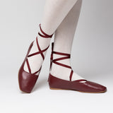 Bronte Slippers Wide (Black Cherry)