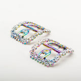 Fleur 18th Century Shoe Buckles (Rainbow)