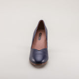 Marilyn Vintage Pumps Wide (Navy Blue)