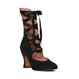 Tango Edwardian Boots (Black Suede)