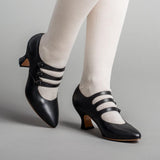 Bellatrix Edwardian Shoes (Black)