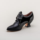 Lucille Edwardian Oxfords (Black/Black)