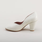 DEADSTOCK Marilyn 1940s Pumps (Ivory)